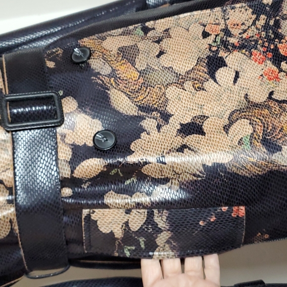 Paparazzi by Biz Snake Embossed Trench Coat, Japanese Print - Picture 8 of 16